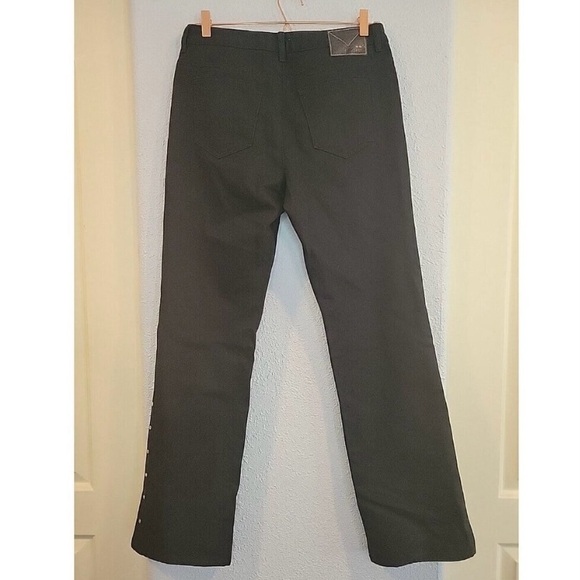 Michael Kors size 8 black denim pants - Picture 6 of 9